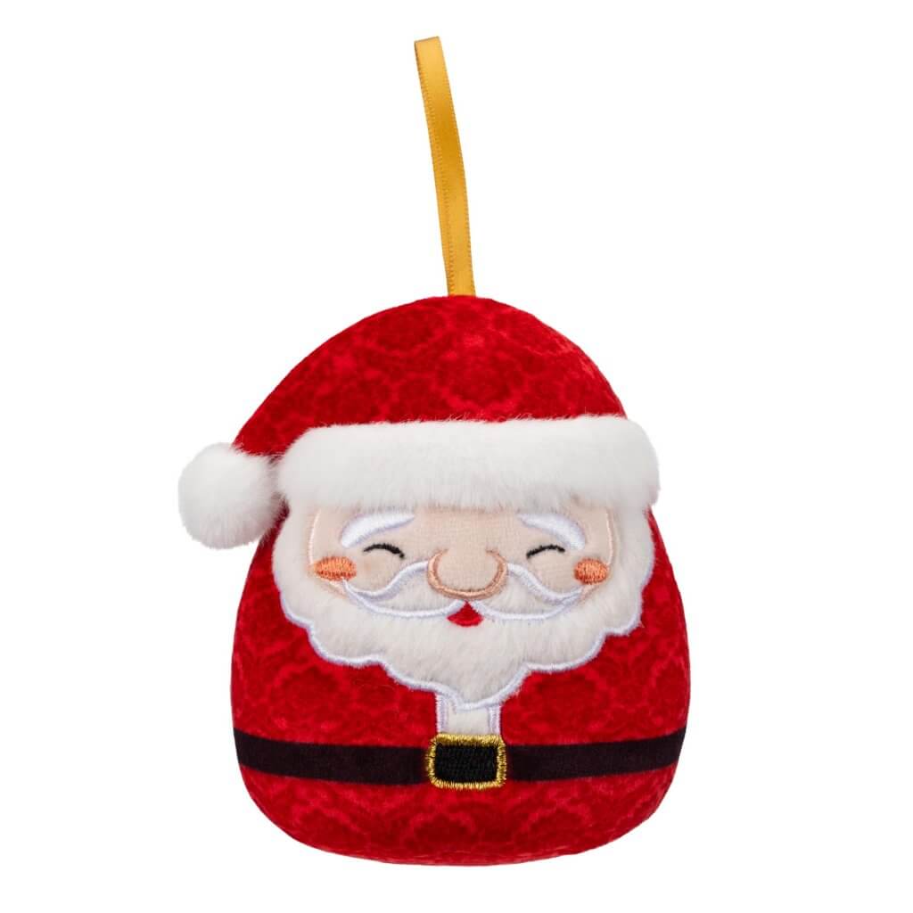 Squishmallows Christmas Ornaments 4 inch Nick The Santa Mini Plush Doll (with Display Box)