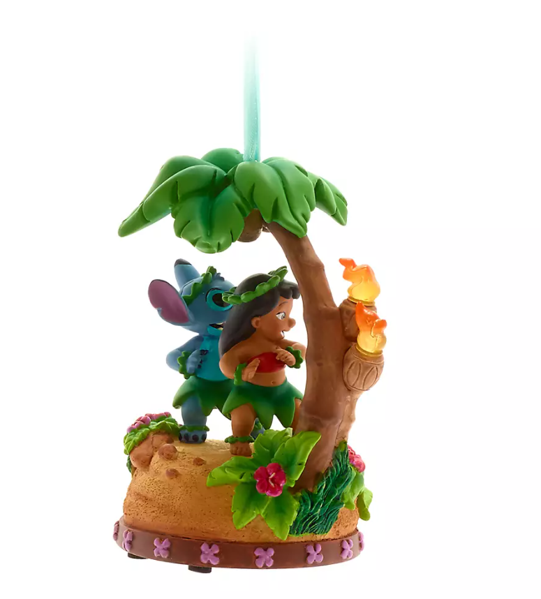 Disney Stitch Hanging Ornament Green