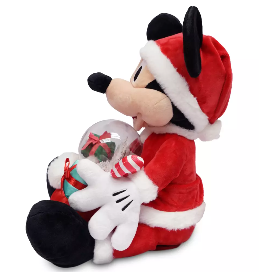 Mickey mouse holiday plush deals