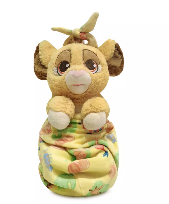 Disney Babies Simba Plush Doll in Pouch The Lion King Mila s Toys