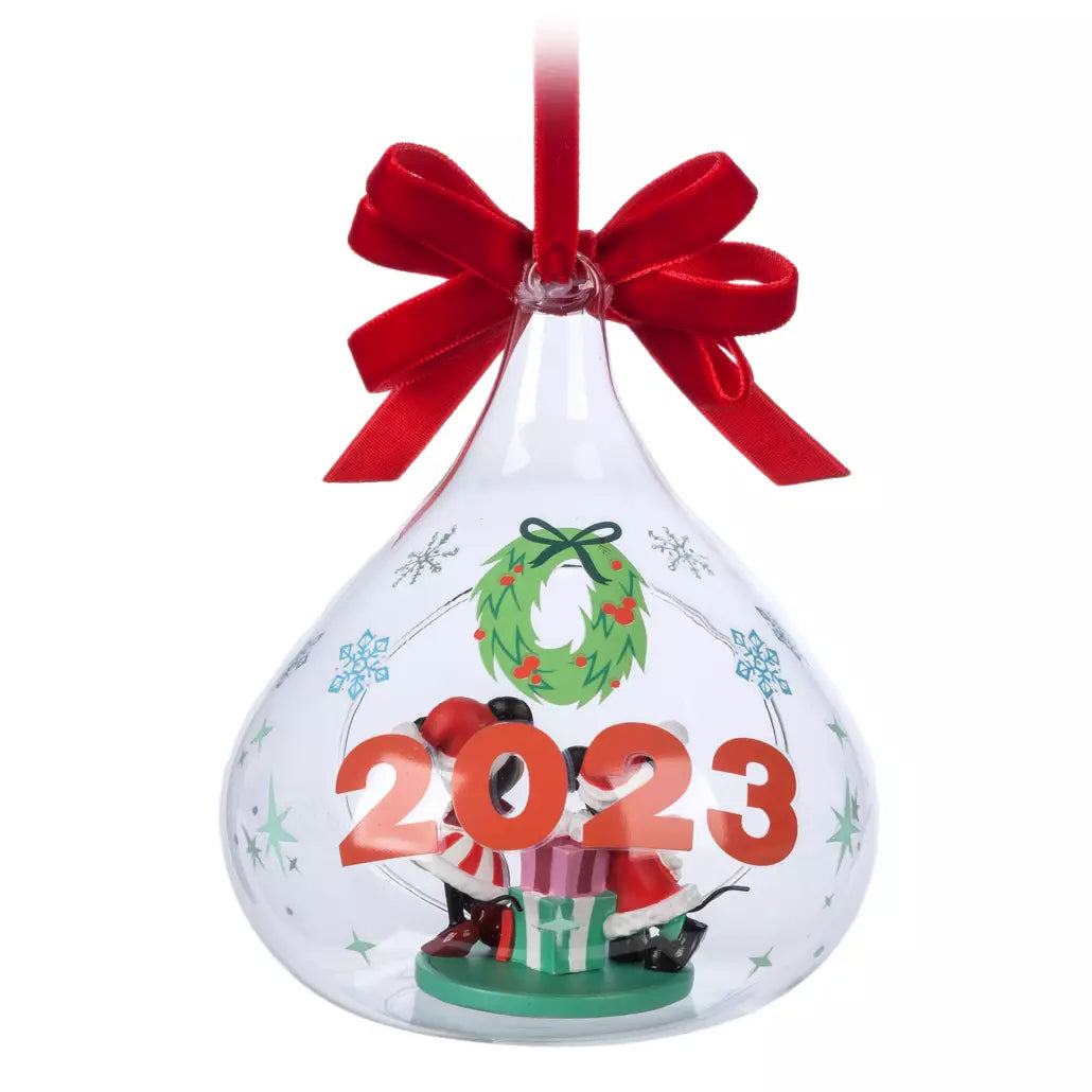 Mickey and Minnie 2023 Festive Ornament