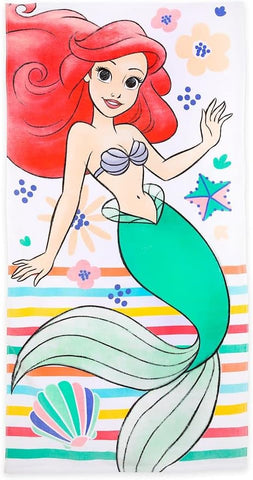 Disney Ariel Beach Towel for Girls, The Little Mermaid
