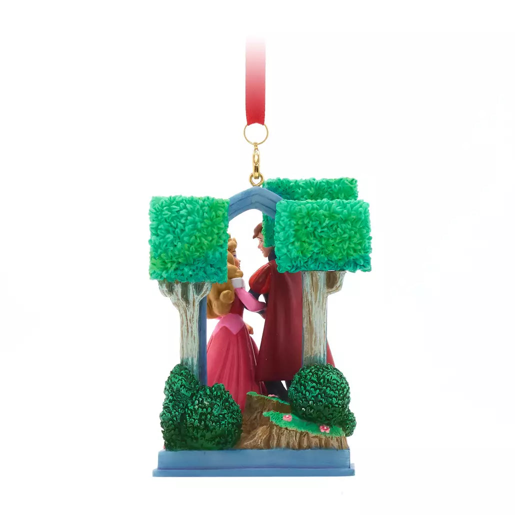 Aurora and Phillip Sketchbook Ornament, Sleeping Beauty