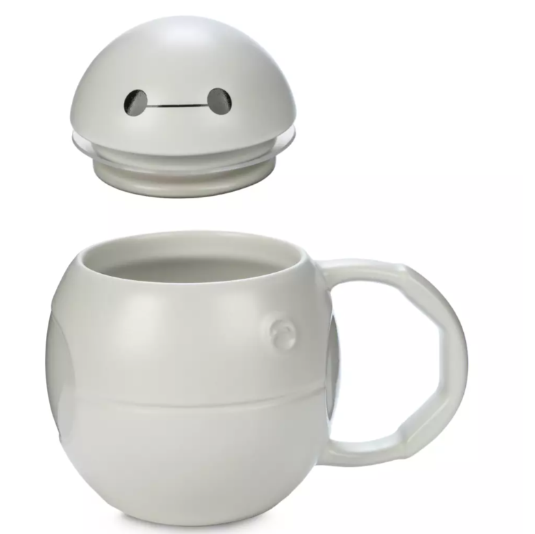 Baymax Figural Mug with Lid, Big Hero 6