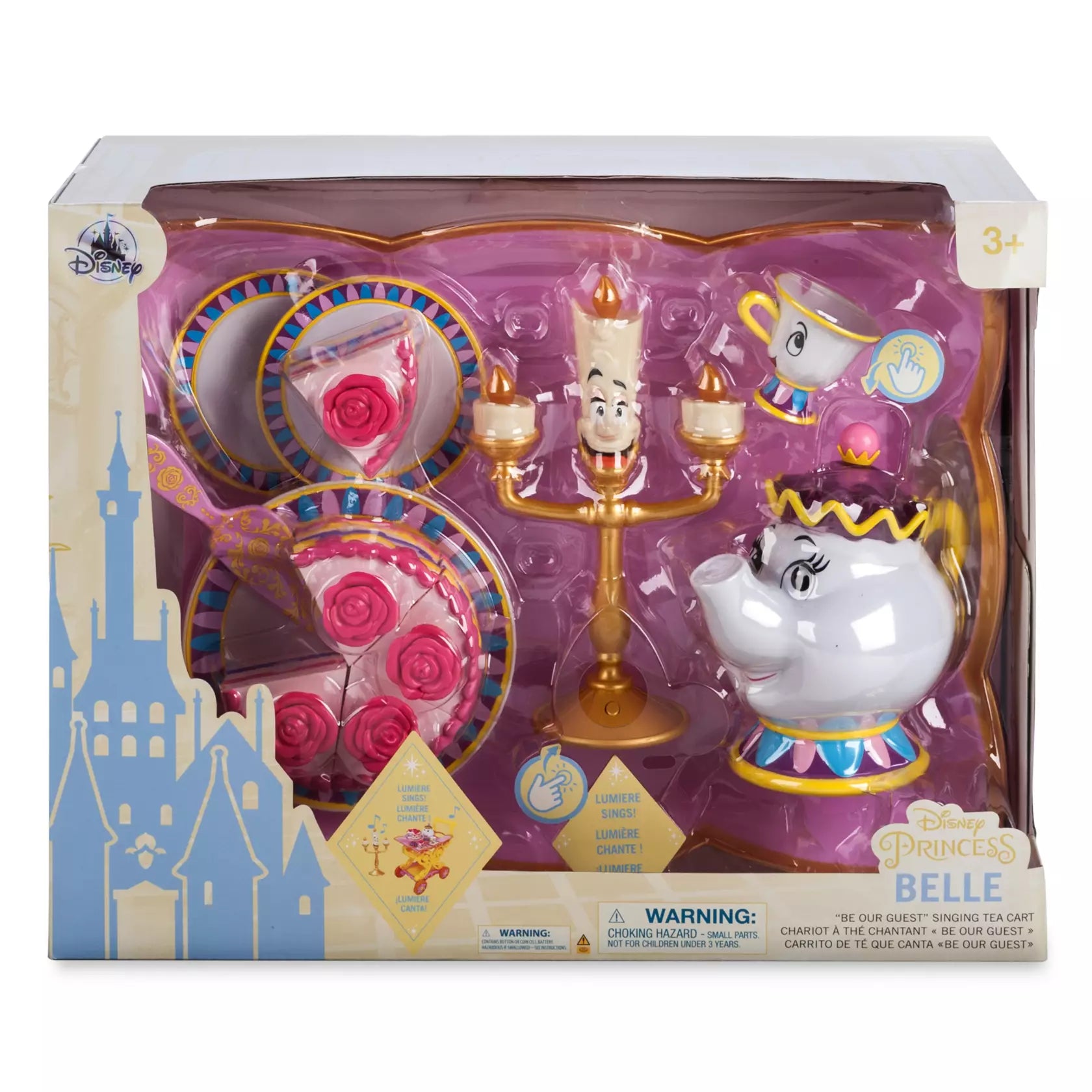 Belle ''Be Our Guest'' Singing Tea Cart Play Set – Beauty and the Beast