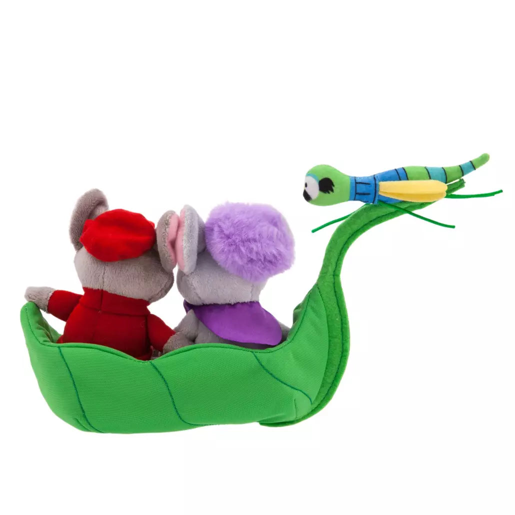 Miss Bianca, Bernard and Evinrude Disney100 Soft Toy Set, The Rescuers