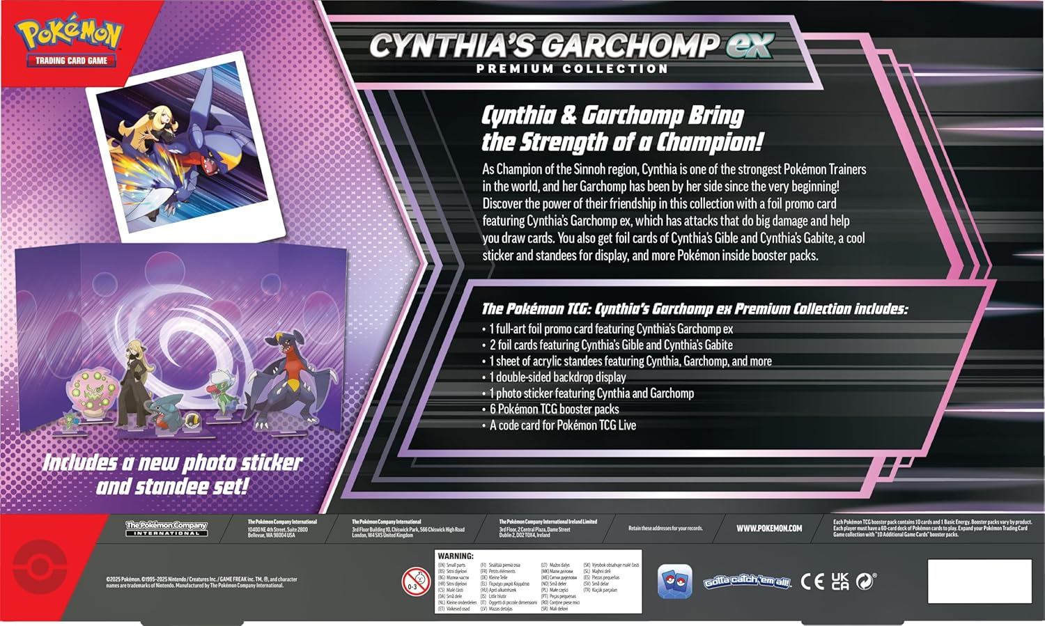 Pokemon TCG: Cynthia's Garchomp ex Premium Collection