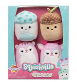 Fall Friends Squad- Squishville Mini Squishmallow 4 Pack