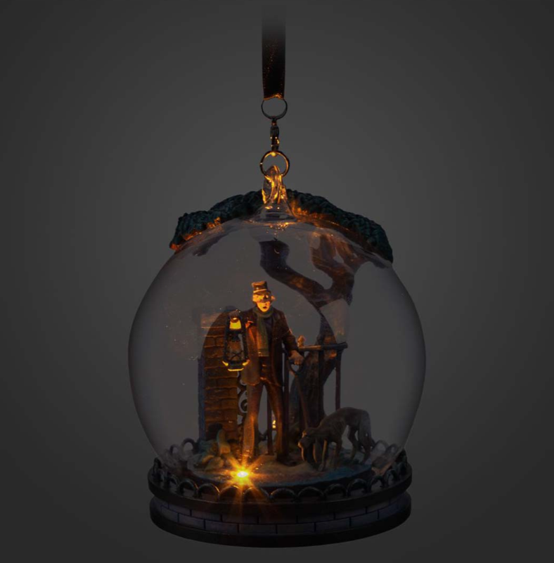 Caretaker and Dog Light-Up Ornament – The Haunted Mansion