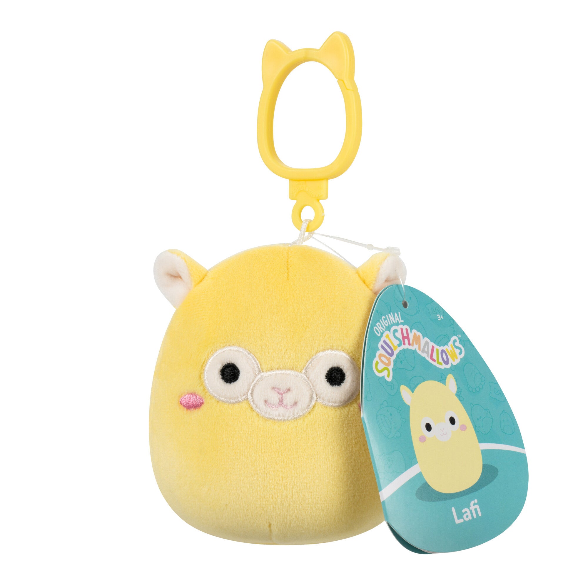 Lafi the Llama Squishmallows 3.5 Inch (9cm) Clip-On Bag Charm