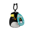 Lockwood the Penguin Squishmallows 3.5 Inch (9cm) Clip-On Bag Charm