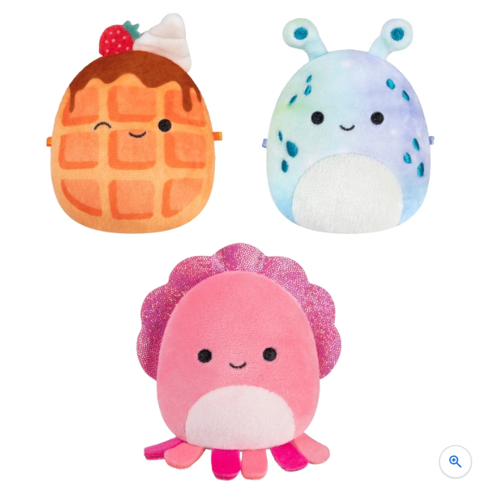 Micromallows 3-Pack SQUISHMALLOWs - Mini Plush Pack - Set 2