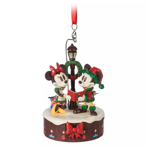 Mickey and Minnie Mouse Light-Up Ornament