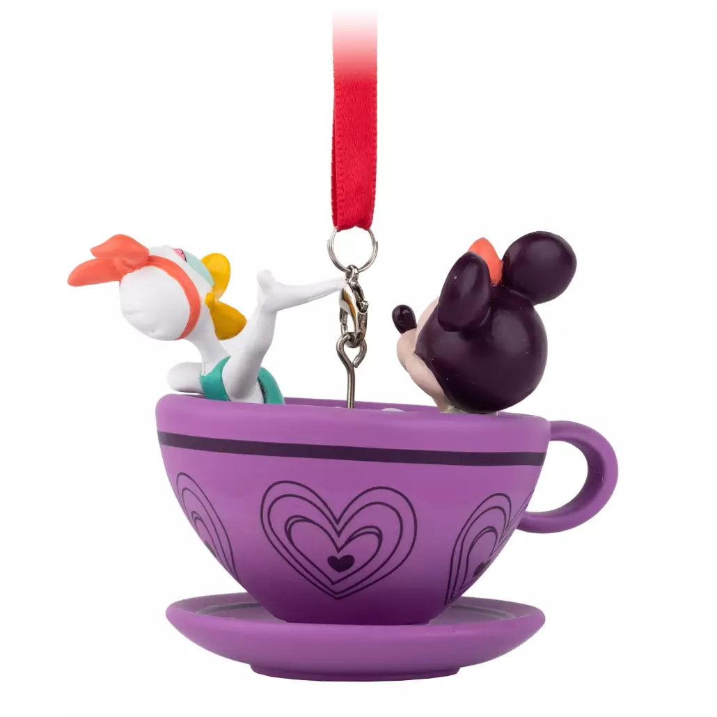 Minnie Mouse & Daisy Duck Mad Tea Party Ornament