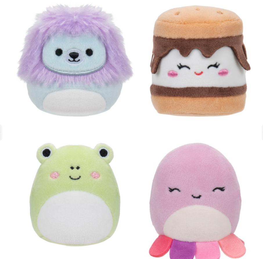 Micromallows SQUISHMALLOWs - Mini Plush Pack - Set 4