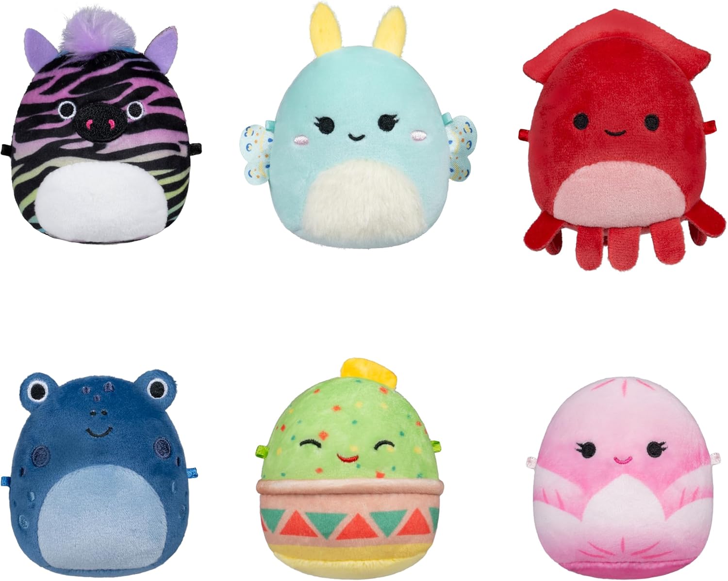 Micromallows SQUISHMALLOWs - Mini Plush 6 Pack - Connie Pack