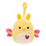 Miry the Moth Squishmallows 3.5 Inch (9cm) Clip-On Bag Charm