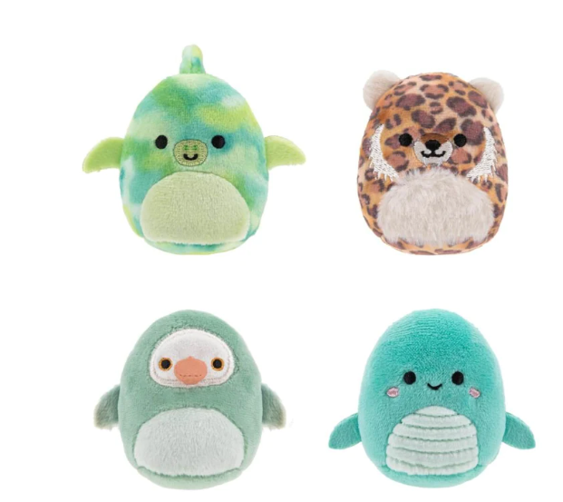 Prehistoric Squad- Squishville Mini Squishmallow 4 Pack