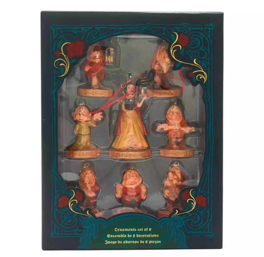 Snow White and the Seven Dwarfs 85th Anniversary Sketchbook Ornament Set