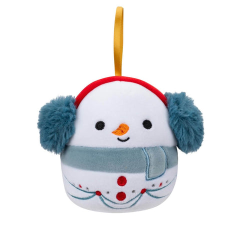 Manny The Snowman Squishmallow 4-inch Ornament Plush