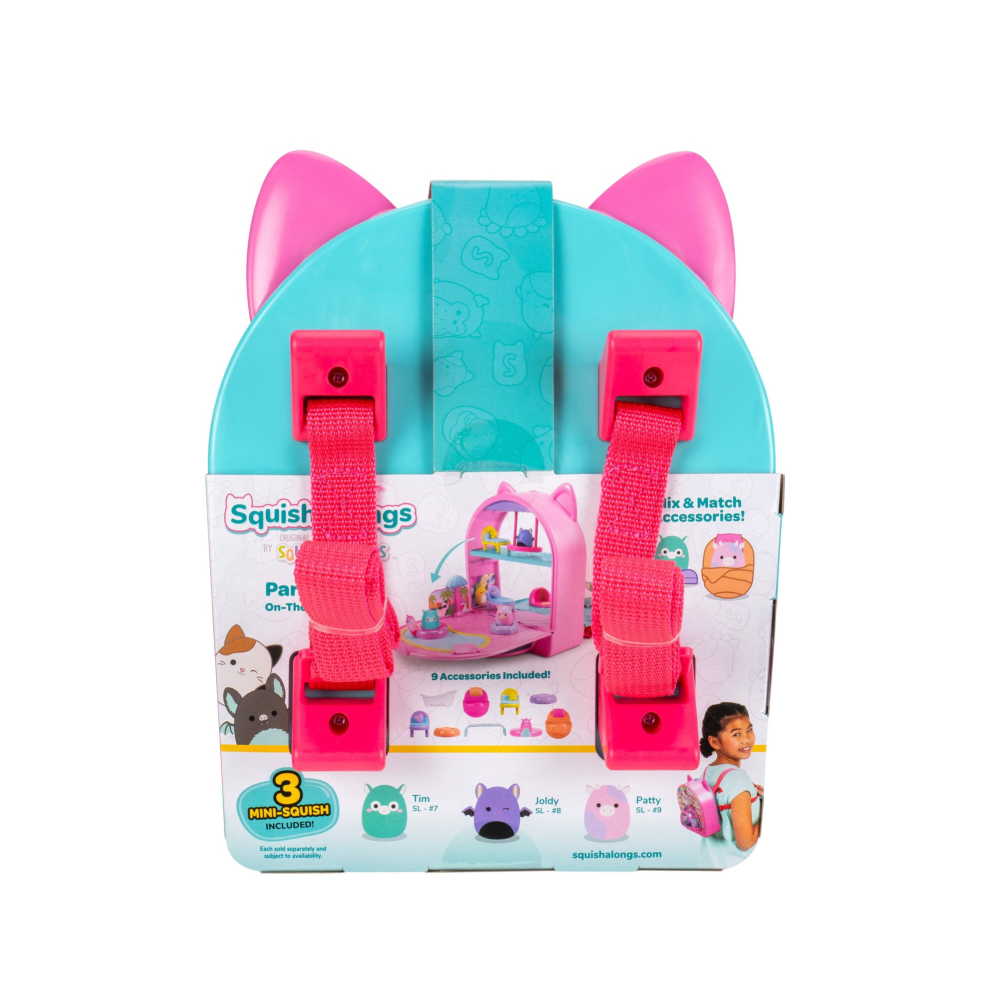 Squishmallows: Squish-a-longs Party Pack On the Go Playset