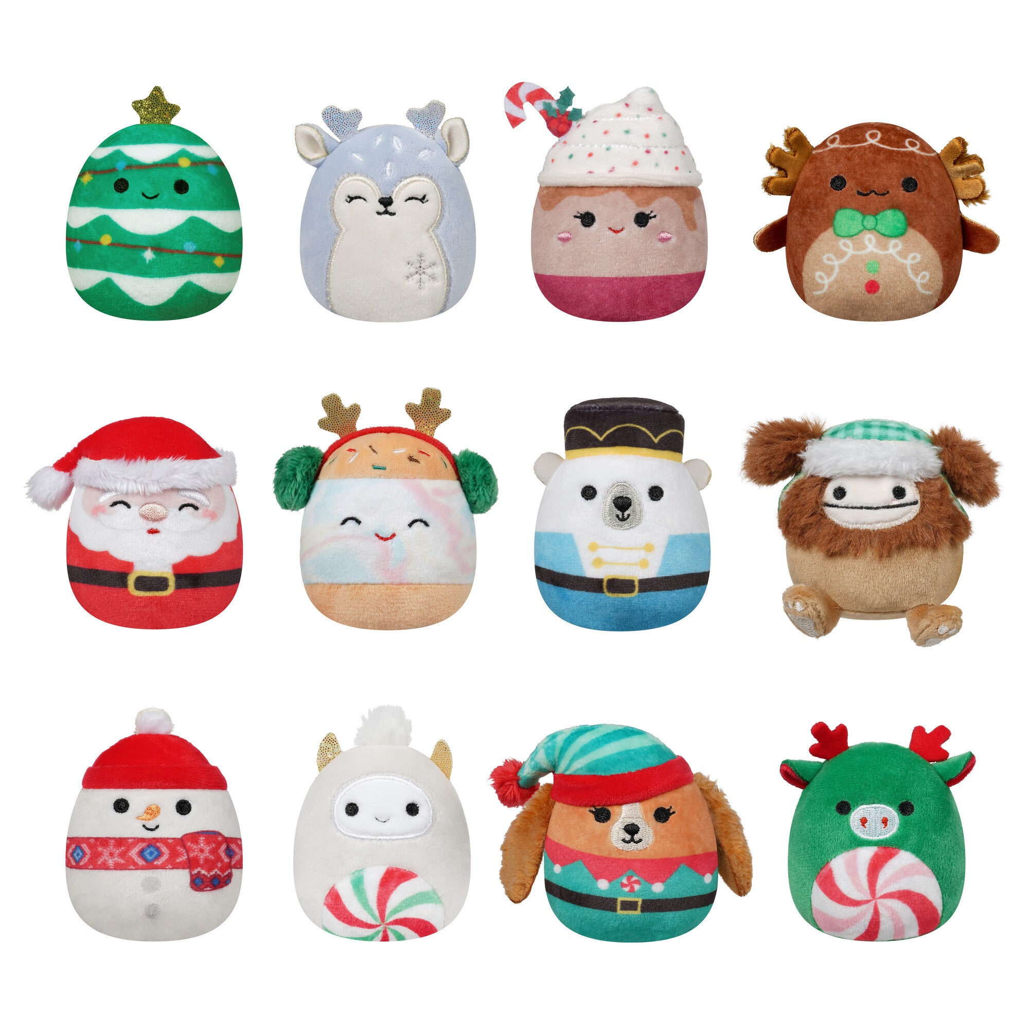 Squishmallows Holiday Advent Calendar - 12 Piece