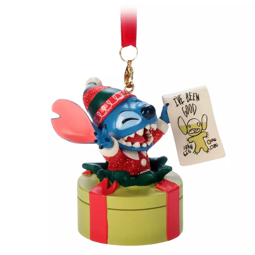 Stitch Holiday Ornament, Lilo & Stitch