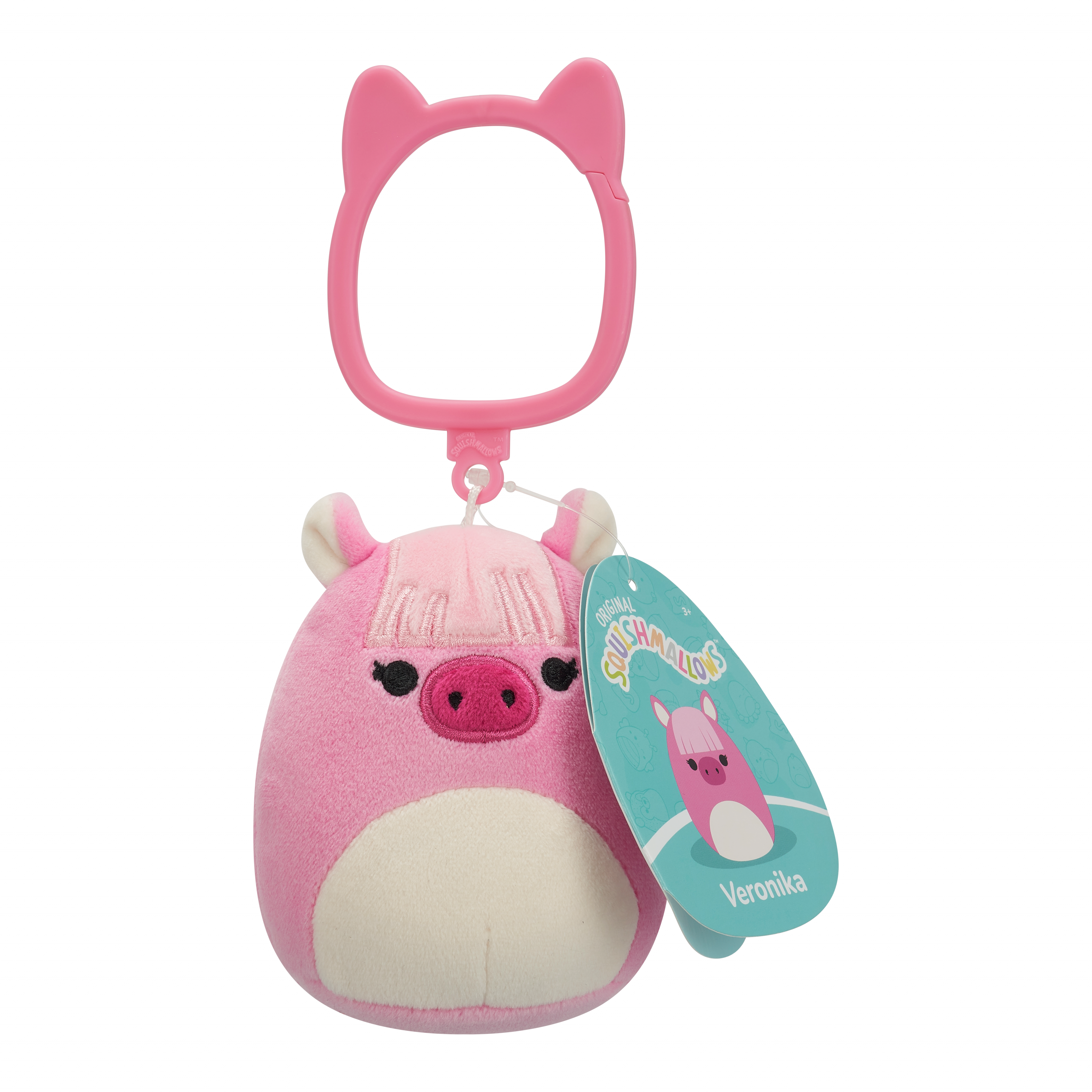 Veronika the Pony Squishmallows 3.5 Inch (9cm) Clip-On Bag Charm