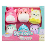Cute and Colourful Squad - SQUISHMALLOWS SQUISHVILLE - Mini Plush 6 Pack