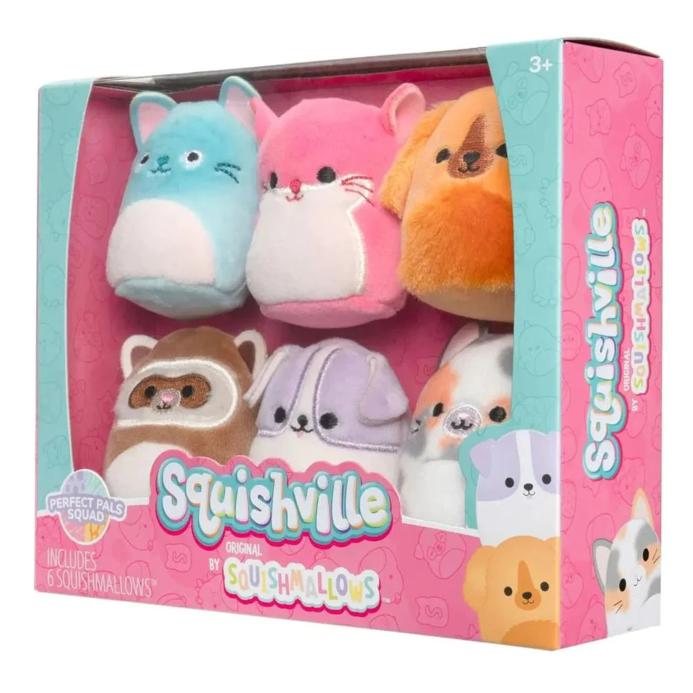 Perfect Pals Squad - SQUISHMALLOWS SQUISHVILLE - Mini Plush 6 Pack