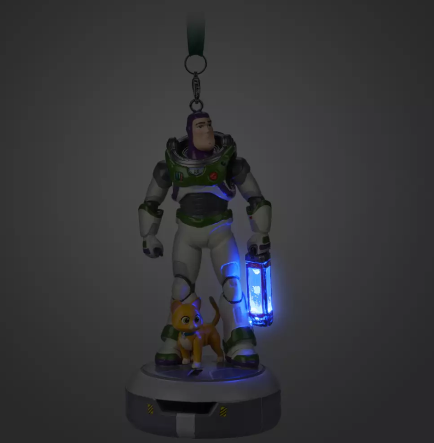 Buzz Lightyear and Sox Light-Up Hanging Ornament