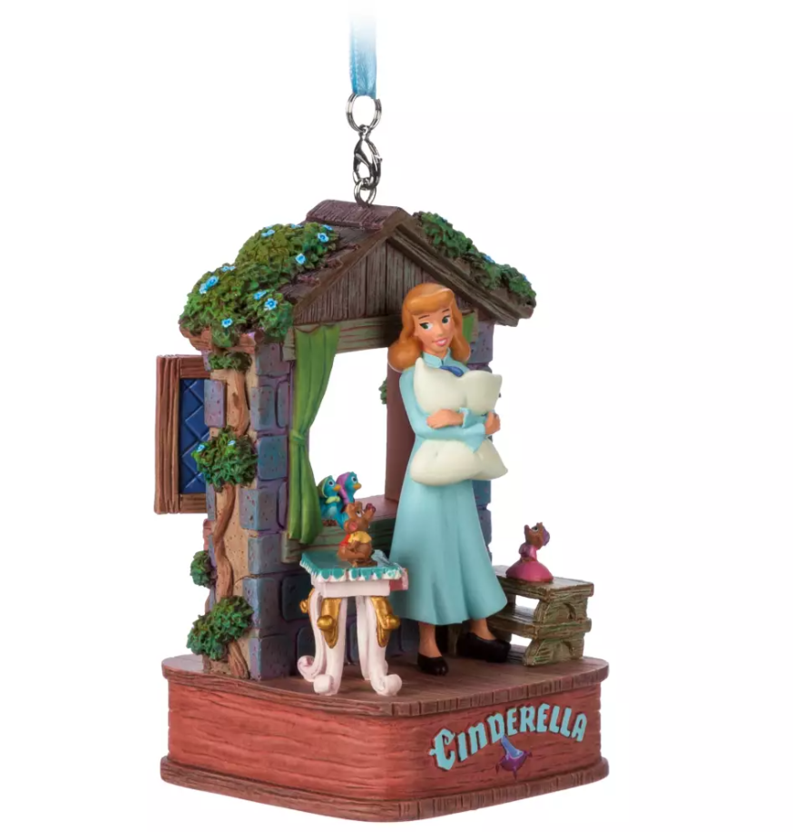 Cinderella Singing Living Magic Sketchbook Ornament