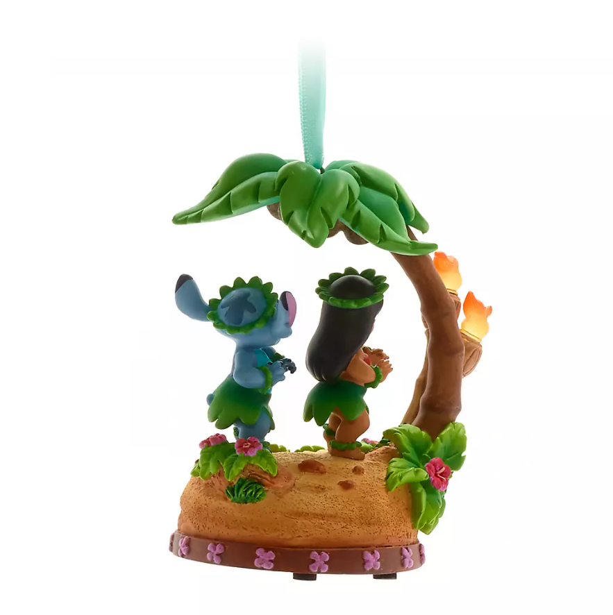 Disney Stitch Hanging Ornament Green