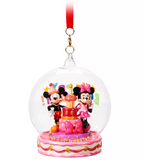 Mickey and Minnie Happy Birthday Globe Ornament
