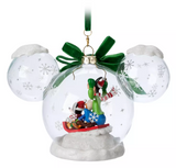 Mickey Mouse and Friends Glass Ornament