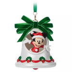 Santa Mickey Mouse Bell Sketchbook Ornament