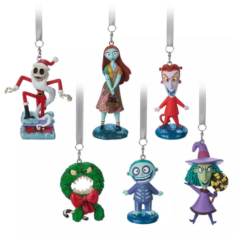 The Nightmare Before Christmas Hanging Ornaments, Set of 6