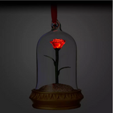 Beauty and the Beast -Enchanted Rose Light-Up Hanging Ornament