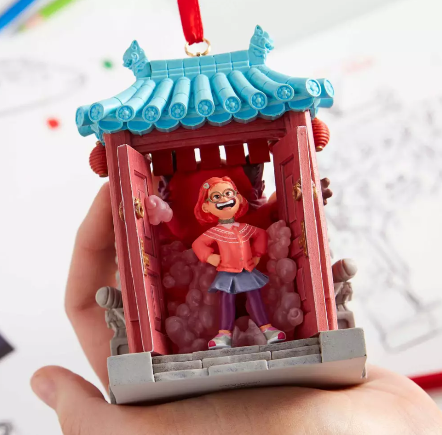 Mei Lee and Red Panda Hanging Ornament, Turning Red