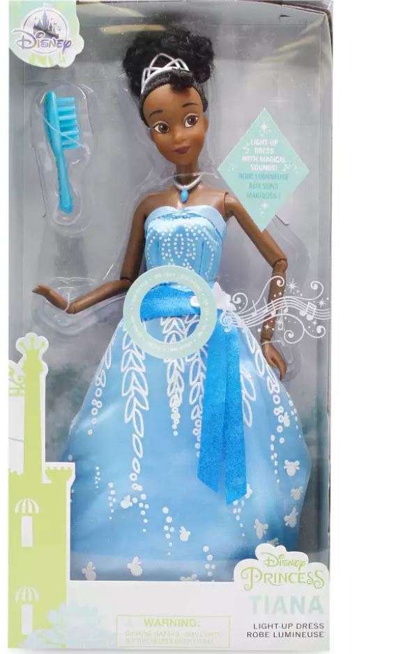 Tiana Premium Doll with Light-Up Dress – The Princess and the Frog