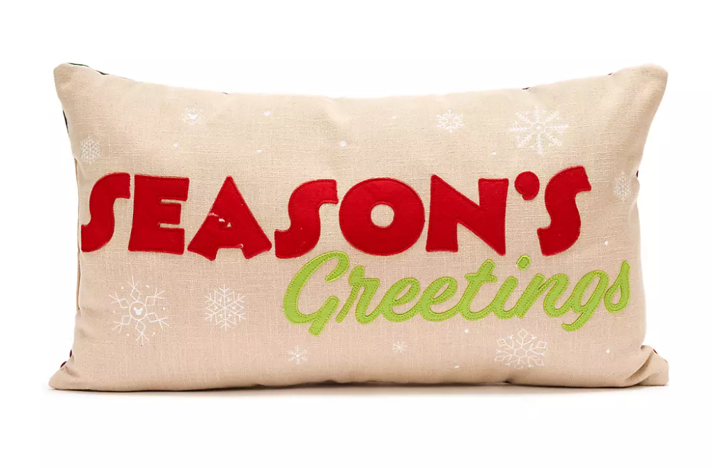 Disney Mickey, Minnie and Pluto Festive Christmas Cushion