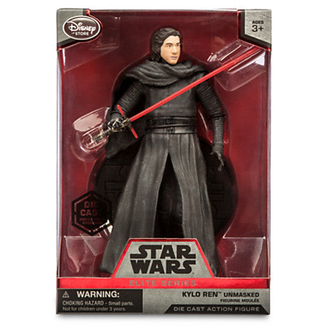 Star Wars The Force Awakens Kylo Ren Unmasked Elite Series Die Cast Figure